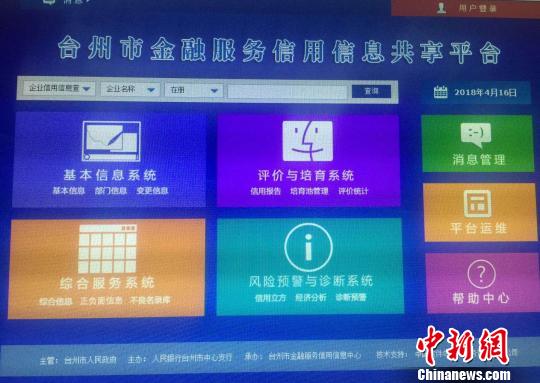 破银企信息不对称难题浙江台州建平台打通15部门数据